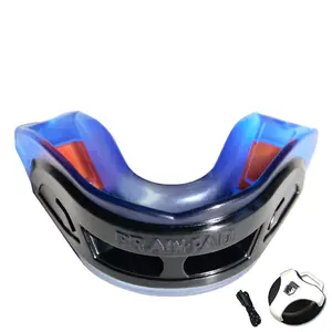 Brain-Pad Mouth Guards, Model 3XSWP Adult Blue/Black