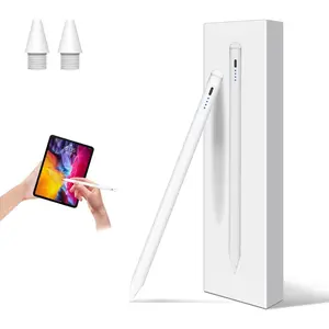 Stylus Pen for iPad 2018-2025,  Pencil with Tilt Sensitivity & Palm Rejection,Compatible with iPad Air M2/3/4/5,iPad mini 5/6/7,iPad 11/10/9/8/7/6th Gen,iPad Pro 11"/12.9"/M4