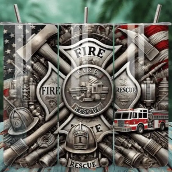Fire | 20oz sublimation transfer print out (TRANSFER ONLY, NOT A FINISHED TUMBLER)