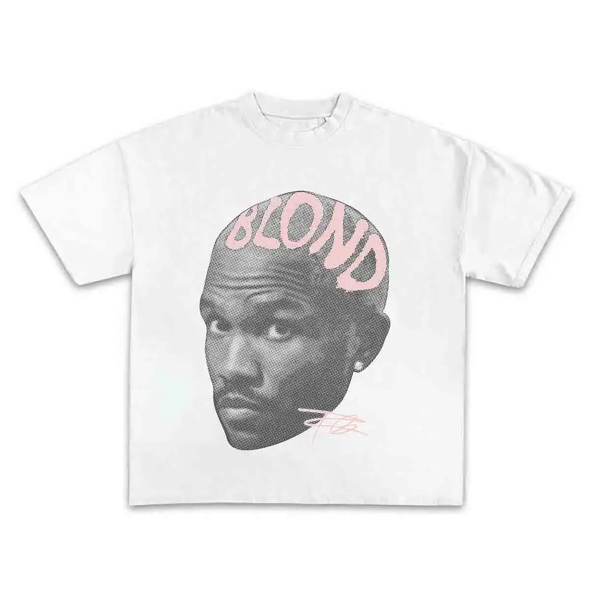 Oversized Graphic Graphic Tee Frankkk Blond Pink Shirt Rap Tee Gift For Fans Rap Music Y2K Cotton Oversized Streetwear Unisex T-shirts S-5XL