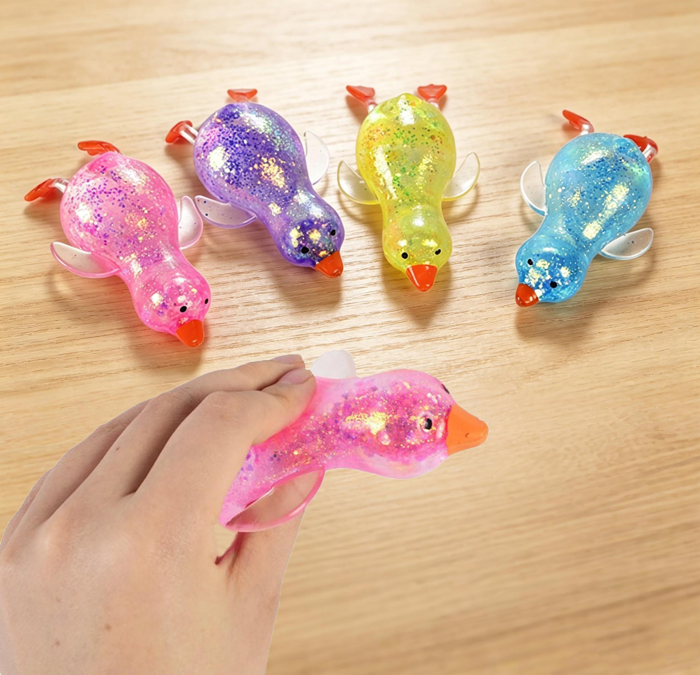 Cute Duck Stress Ball TPR Squishy Fidget Toy Soft Slow Rise Anxiety Relief Sensory Toy Easter Basket Stuffer Desk Decor Kawaii Gift Kids Adults Trending 2026