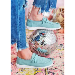 Holly Sneakers by Gypsy Jazz - Turquoise -STEAL - FINAL SALE