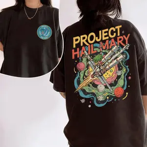 Two Sided Project Hail Mary Book Shirt, Rocky Amaze Shirt, Sci-Fi Book Lover Tshirt, Andy Weir Book Merch, Fist My Bump Tee