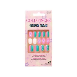 Gold Finger Little Diva Sticker Nails - Premiere