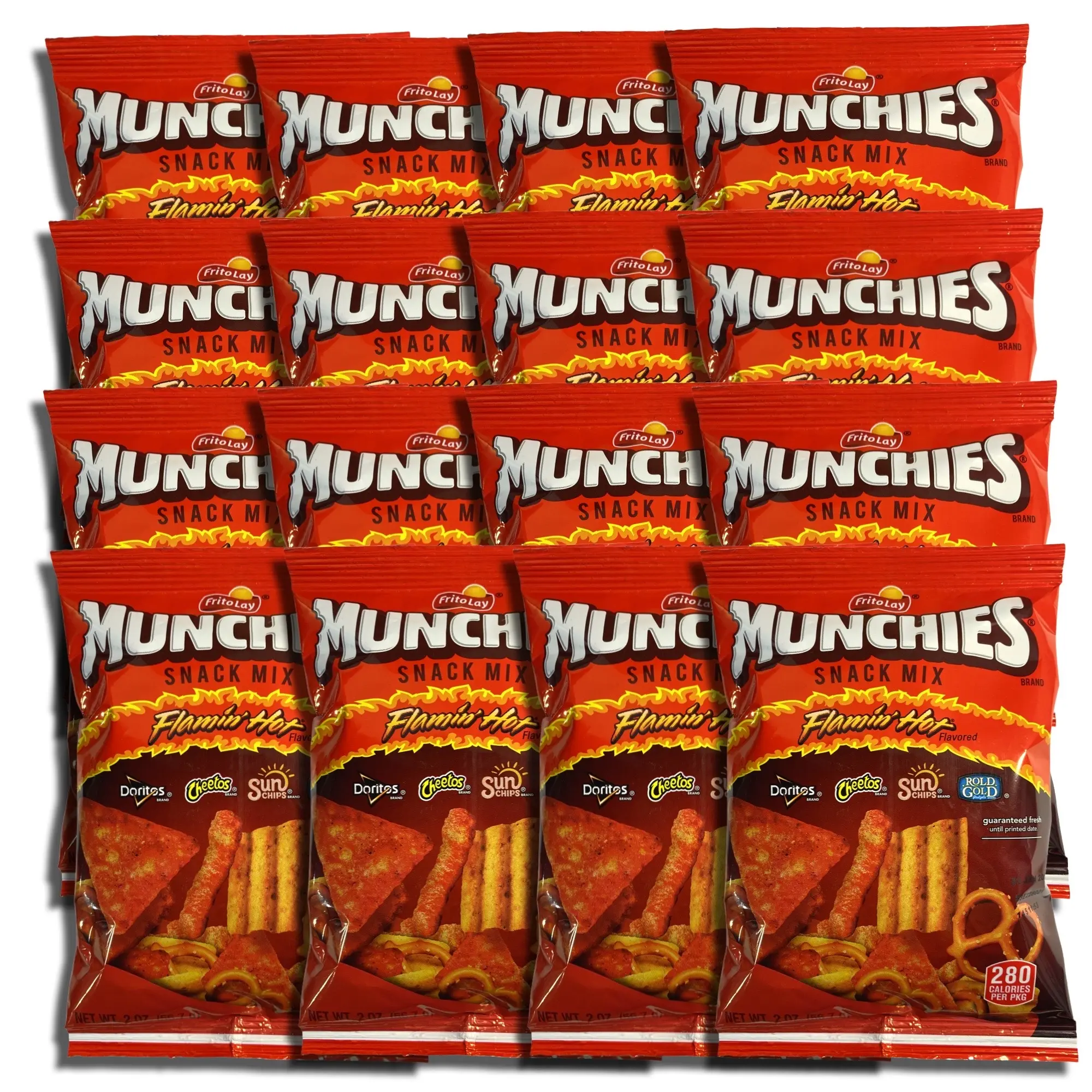 Munchies Snack Mix Flamin' Hot | 1.75 Oz | Pack Of 16