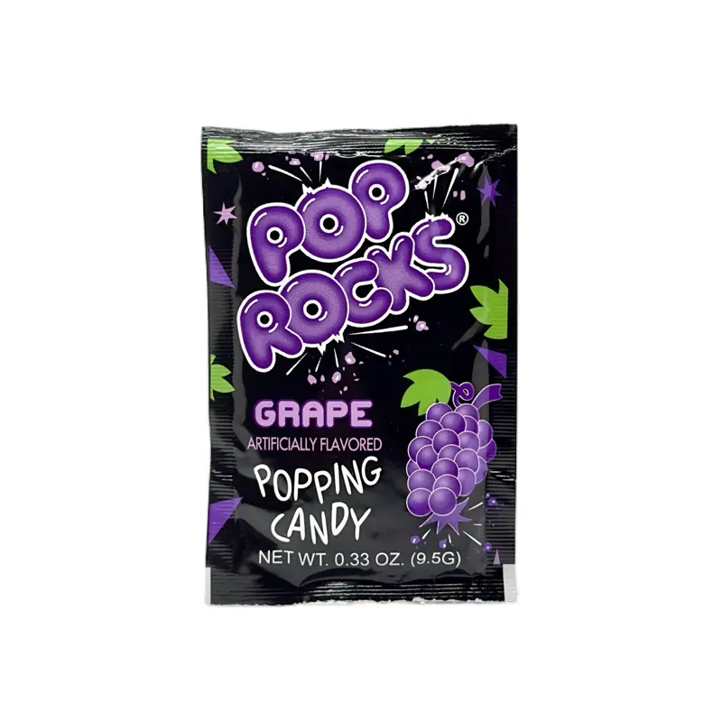 Pop Rocks Crackling Grape Candy Popping Flavor Sweet Snack Bonbon Candies fruity candy  Bites