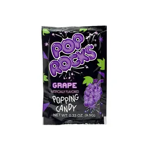 Pop Rocks Crackling Grape Candy Popping Flavor Sweet Snack Bonbon Candies fruity candy  Bites