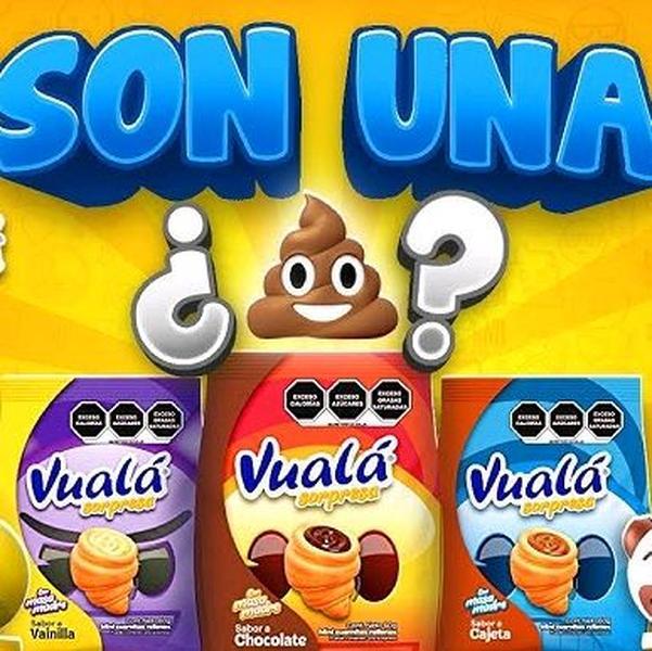 Vualá Surprise Pastry 8 Pack | Delightful Unique Treat for Parties & Gatherings | Versatile Use | Fun and Unexpected Snack