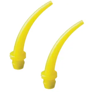 500 Dental Mixing Tips 4.2 mm - Yellow Intraoral Mixing Tips for Impressions