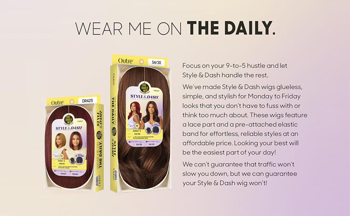 Outre The Daily Wig Style N Dash 3" Deep Lace Part Wig Daily 4