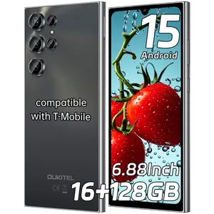 OUKITEL C61 6.88'' Inches Smartphone, 1 Count 16(4+12)+128GB ROM Built in Stylus 5+13MP Camera 5150mAh Dual SIM 4G Network Phone, Android Phone for Gaming, Electronic Gadgets