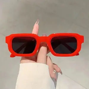 6-Pack Y2K Retro Rectangle Sunglasses for Women & Men, Lightweight Comfortable UV400 Protection Shades, Perfect for Driving, Travel, Streetwear, Summer Outfits, Beach, Daily Wear, Outdoor Activities