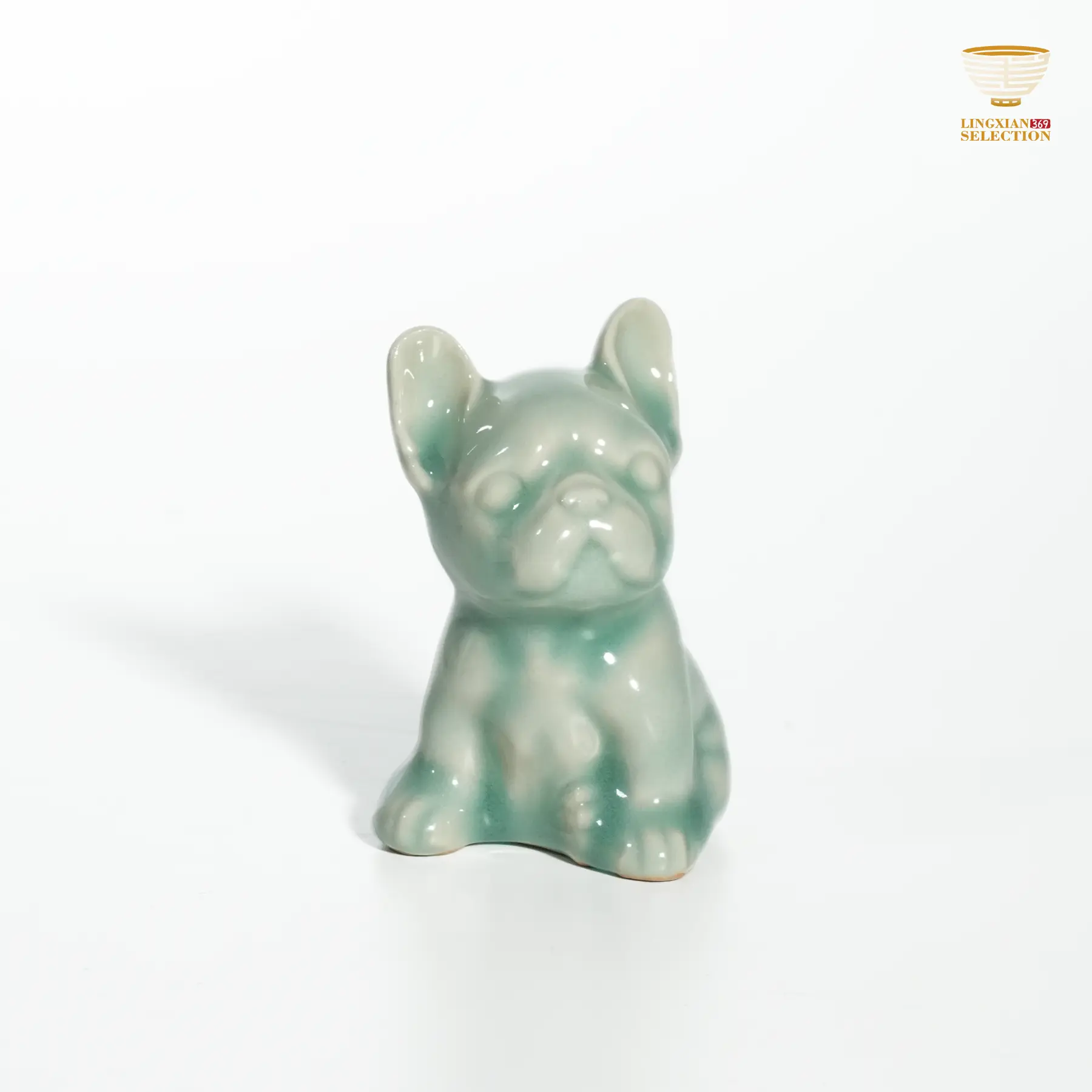 Wu Junjie Longquan Celadon Tea Pet | Handcrafted Original Table Decor · Premium Tea Table Display Piece