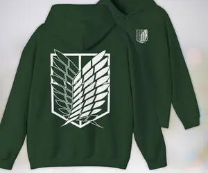 Attack on Titan Hoodie � Wings of Freedom Manga Anime Gothic Gift, Shingeki no Kyojin, AOT