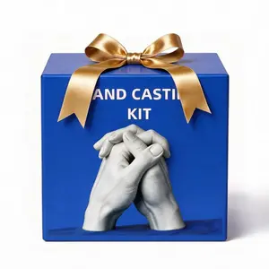 Couple Hand Casting Kit - DIY Keepsake Hands Mold Making Kit, Couple Gifts for Adults, Creative Holiday Christmas Gift for Wedding & Anniversary Celebrations