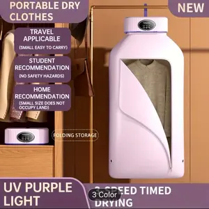 1pc Clothes Dryer, Portable Clothes Dryer, Foldable Storage, Easy To Carry, Does Not Take Up Space, Simple To Use, One Button To Start, Drying Down Clothes, Sweaters, Shirts, Jeans, Fast Drying, No Pleated