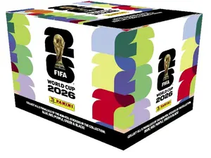 Caja con 50 sobres (7 STIKERS por sobre) Panini FIFA World Cup 2026