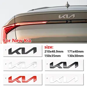 Kia Universal Emblem Badge, Front Grille & Rear Tailgate Decoration, Multi-Size Multi-Color Car Accessories, Car Decals, Replacement Parts, Universal Car Sticker