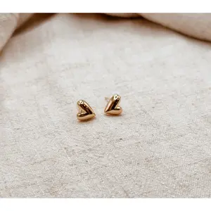 Mini Heart Studs