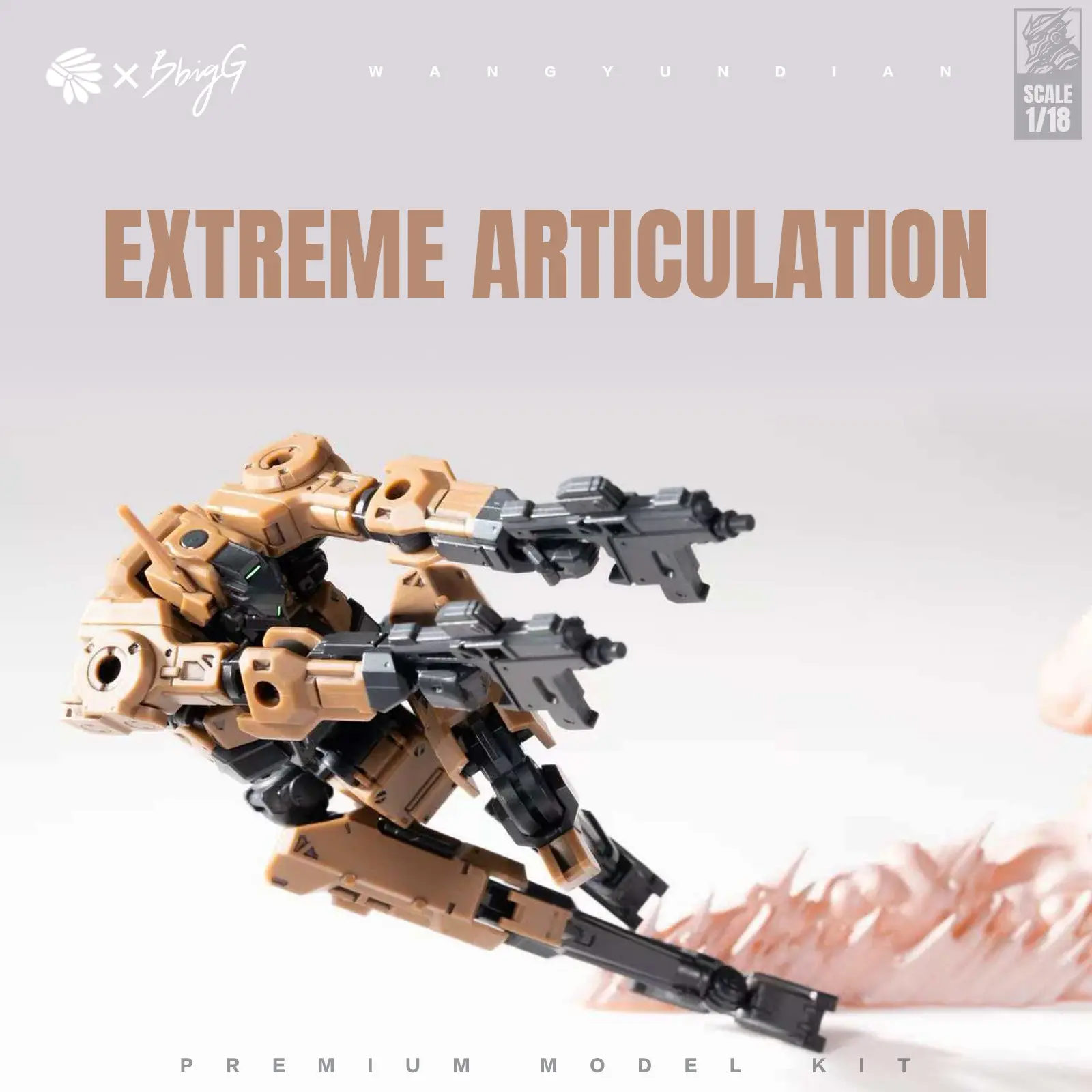 2-Pack 1/18 Scale Sci-Fi Mecha Model Kit, High-Mobility Robot Models, 3mm Universal Interface, Full Accessories Included, Perfect Gift, Premium Collectibles
