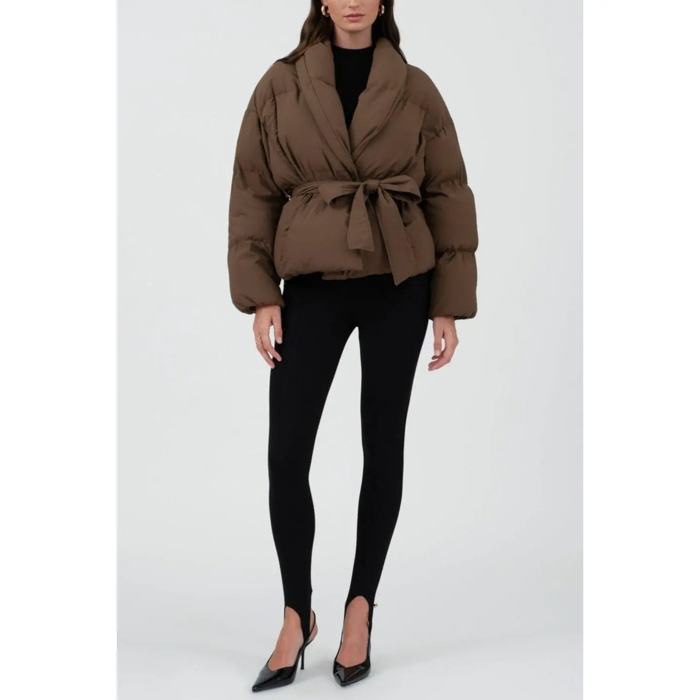 HIGH WAISTED STIRRUP PANTS