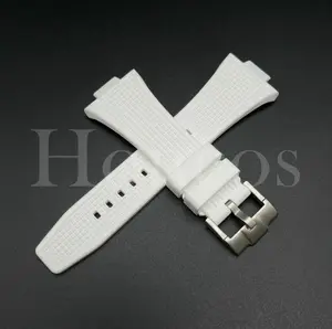 Tissot PRX 40mm Rubber Watch Strap 12mm 40mm Powermatic 80 White