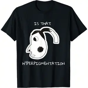 Is That Hyperpigmentation Meme Funny Hyperpigmentation Meme T-Shirt, Oversized Short Sleeve Classic Heavy Cotton T Shirt Printed Graphic Tee Women's Casual Short-Sleeved Top