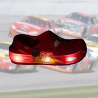 Lightning Mcqueen Crocs Light TikTok Shop