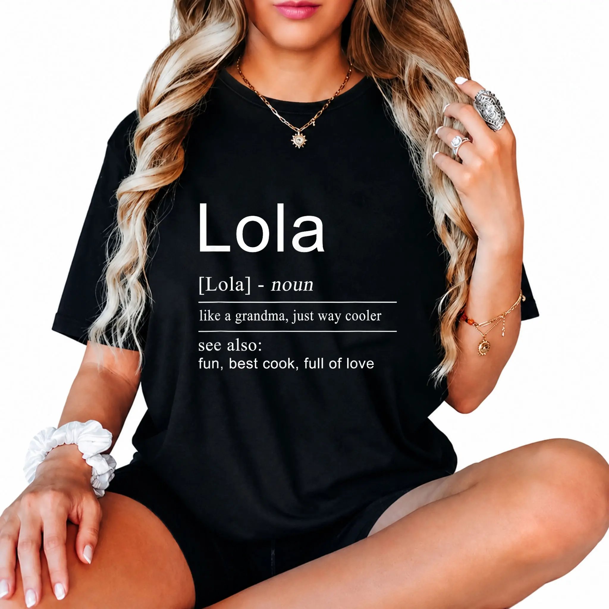 100% Cotton Filipino Lola Grandma Philippines TShirt for Women T-Shirt Shirt
