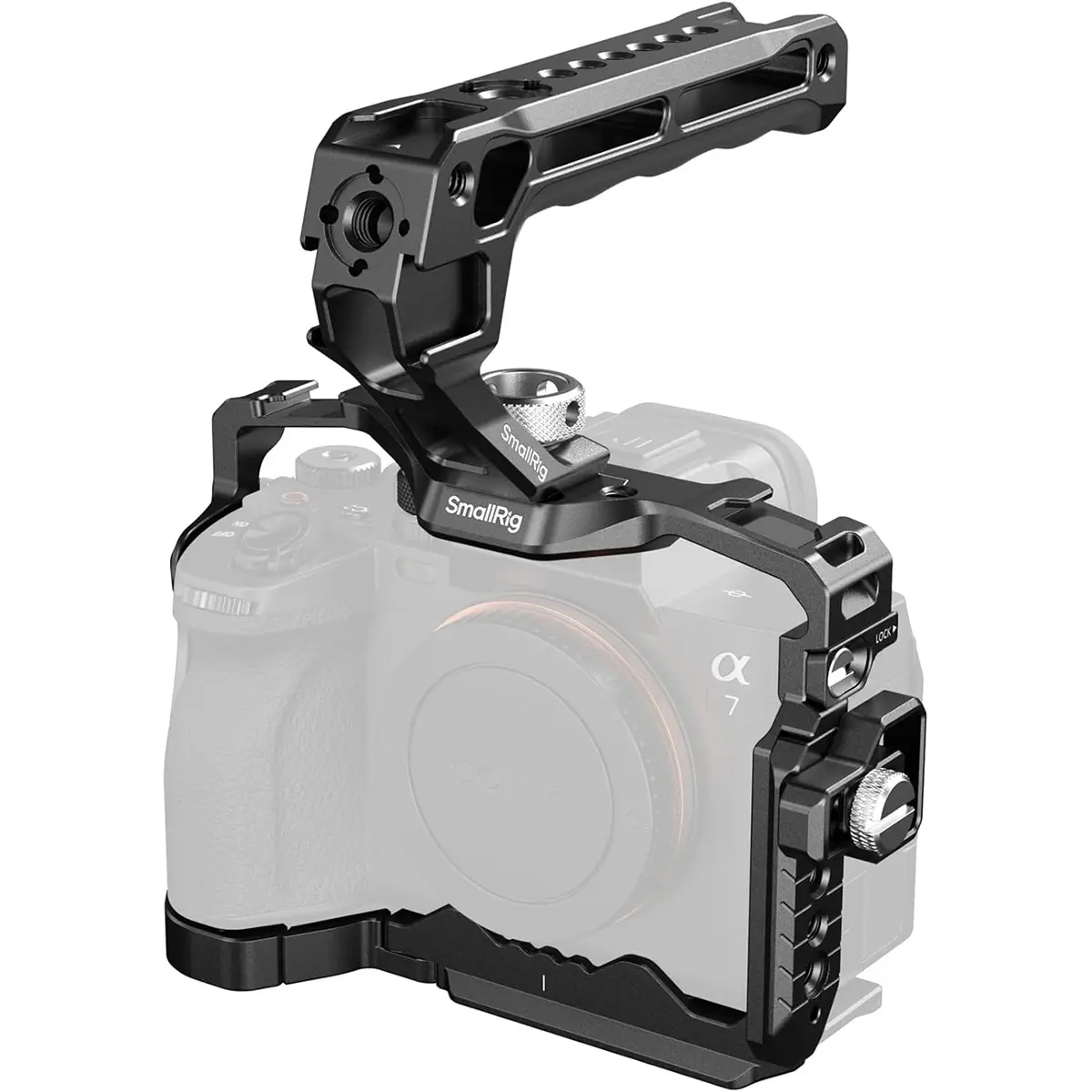 SmallRig HawkLock Quick Release Full Cage Kit for Sony Alpha 7R V/7 IV/7S III/7 V Camera