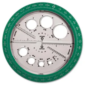Helix  Angle-Circle Maker- Protractor-Compass- 360 Degrees