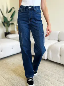 Judy Blue High Waist Cargo Jeans - Comfort Meets Style
