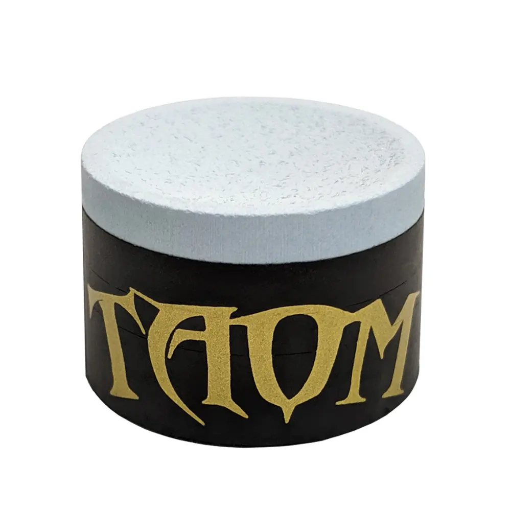 Taom 2.0 Billiards & Snooker Cue Chalk, Light Blue, Durable Formula for a Kick-Free Grip and Superior Control, Leaves No Residue, Efficient, Residue-Free, Controlled Hold, Avoids Bad Contacts, Maintains Control