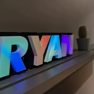 LED Name Tag Lamp - Perfect for Office Supplies and Identification Badges