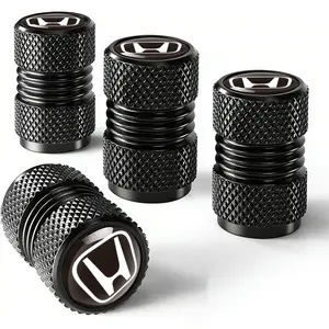 4 pieces for Honda car tire valve stems, tire valve caps, car tire caps, suitable for medium-, small-sized, motorcycle tires