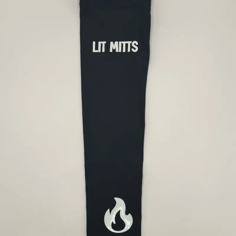 Lit Mitts Black Arm Sleeve