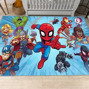 Spiderman Rug, Spider Man Rug, Superhero Rug, Kids Room Decor, Living Room Rugs,Room Decor, Gift For Boys Girls, Cool Rug, Personalized Gift