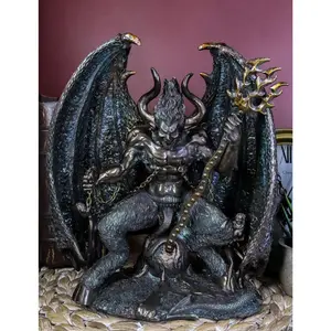 Arch Devil Morning Star Figurine Baphomet Statue Fallen Angel