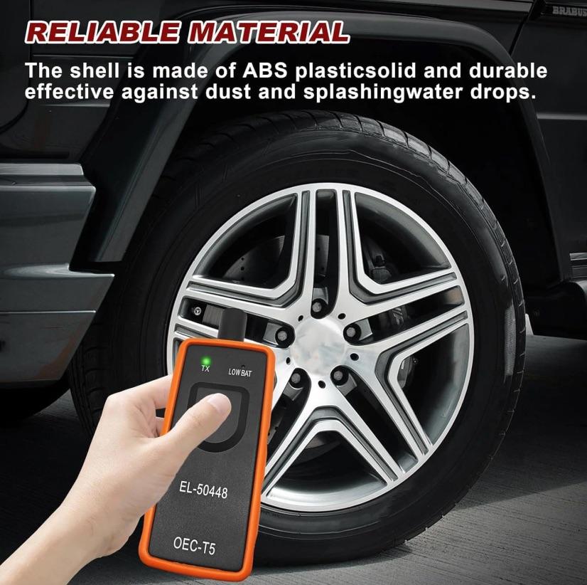 General Automotive TPMS Reset Tool, EL-50448 Tire Pressure Monitoring System Relearn Tool, 315/433 MHz Compatible with GM/Opel Vehicles - Battery NOT Included