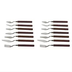 14 Pcs Oil Painting Knife Set Oil Painting Shovel Oil Painting Palette Knife Oil Acrylic Painting Tools for Color Mixing