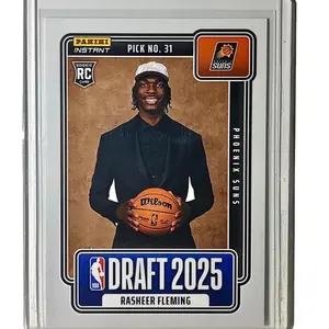 Rasheer Fleming Rookie 2025-26 Panini NBA #27 Draft Night Card Phoenix Suns