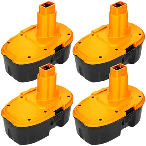 4Pack 4500mAh DC9096 Replacement Dewalt 18V Battery Compatible with  DC9098 DC9099 DC970 DW9095 DW9096 DW9098 DW9099 DE9039 DE9095 DE9096 DE9098 Cordless Tools