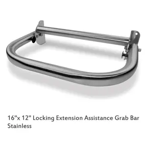 Extend A Hand Extension Grab Bar- Stainless Steel Locking Grab Bar for Additional Support and Stability- Made in USA