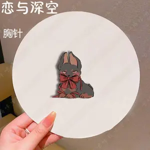 Game Love and Deepspace Sylus Anime Zayne Rafayel Xavier Cosplay Acrylic Bookbag Bag Brooch Clothes Collar Badge Button Pin Gift