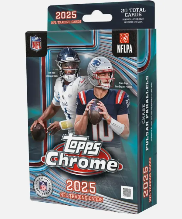 2025 Topps Chrome Football Hanger Box