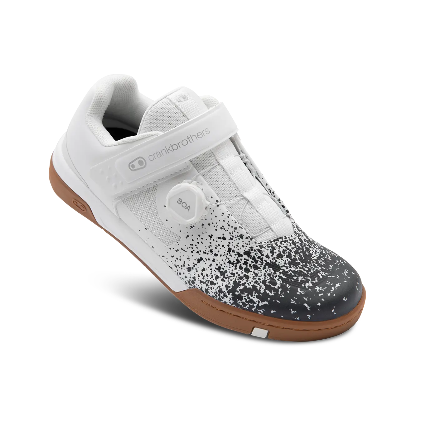 Stamp BOA® Flat Shoes - Black/White Splatter