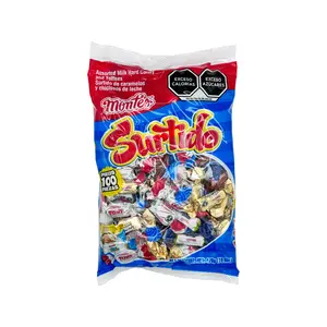 Montes Surtido Assorted Milk Hard  and Toffees Includes 100 Pieces of a Mix of Tomy, Super Natilla, Cachitos, and Ricos Besos Mexican  Dulces Mexicanos Caramel Sweet Sugar Bonbon Candies Snack