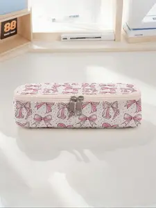 Butterfly Pattern Large Capacity Pencil Case, Durable Multi-Functional Storage Bag, Portable Zipper Organizer for School Office Supplies, Stationery Supplies