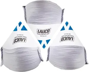 LAUCO 250 Pcs of Paint Strainer with Fine 190 Micron Filter Tips - Premium Pure Blue Ultra-Flow Blue Nylon Mesh, Paint Filters Cone Strainer for Automotive Spray Paint- Paint Filters Cone