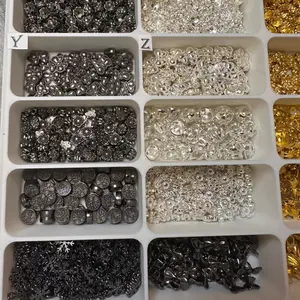 Accessories DIY Jewelry accessories alloy spacer beads flower caps charms and more
